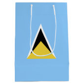 Saint Lucia Medium Cadeauzakje (Achterkant)