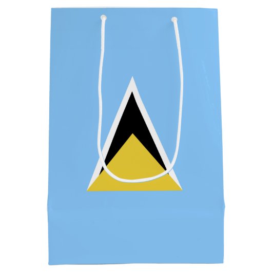 Saint Lucia Medium Cadeauzakje (Achterkant)