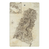 Saint Lucia Mini Klembord (Achterkant)