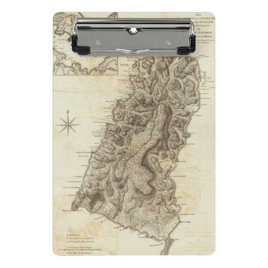 Saint Lucia Mini Klembord (Voorkant)