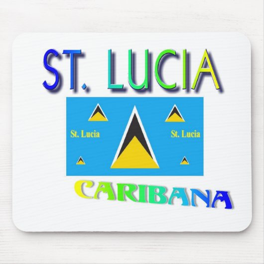Saint Lucia Muismat (Voorkant)