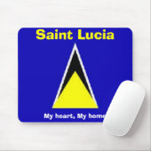 Saint Lucia Muismat (Met muis)