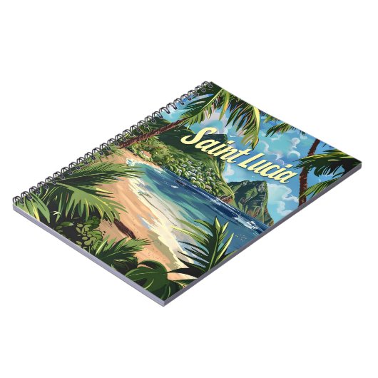 Saint Lucia Notitieboek (Linkerzijde)