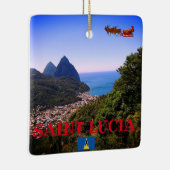 SAINT LUCIA panoramisch keramisch decoratief mater Ornament (Rechts)