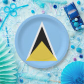Saint Lucia Papieren Bordje (Feest)