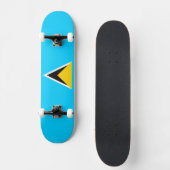Saint Lucia Persoonlijk Skateboard (Voorkant)