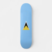 Saint Lucia Persoonlijk Skateboard (Voorkant)