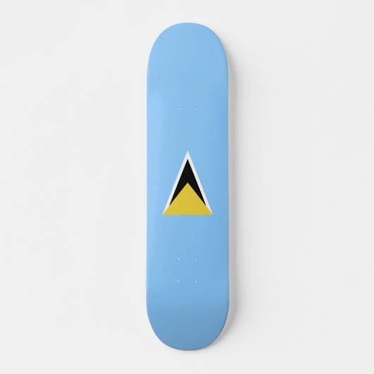 Saint Lucia Persoonlijk Skateboard (Voorkant)