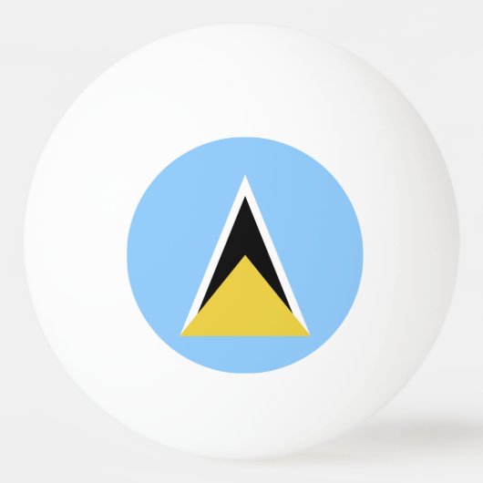 Saint Lucia Pingpongbal (Voorkant)