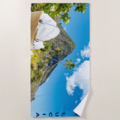 Saint Lucia Piton Beach Towel Strandlaken (Voorkant)