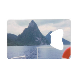 Saint Lucia Pitons Creditkaart Flessenopener