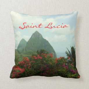 Saint Lucia Pitons Pillow Kussen