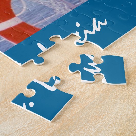 Saint Lucia Pitons uit het Zee Puzzle Legpuzzel (Zijkant)