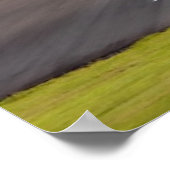 Saint Lucia Plane en Airstrip foto Poster (Hoek)