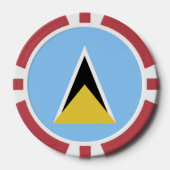 Saint Lucia Poker Chips (Voorkant)