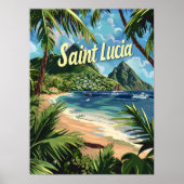Saint Lucia Poster (Voorkant)