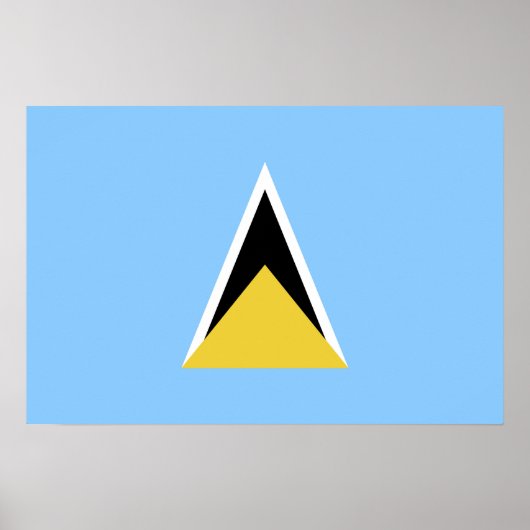 Saint Lucia Poster (Voorkant)