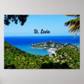 Saint Lucia Poster (Voorkant)