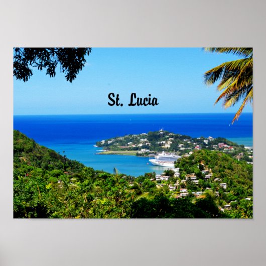 Saint Lucia Poster (Voorkant)
