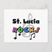 Saint Lucia Rocks Briefkaart (Voorkant)