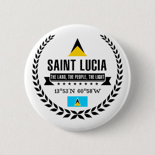 Saint Lucia Ronde Button 5,7 Cm