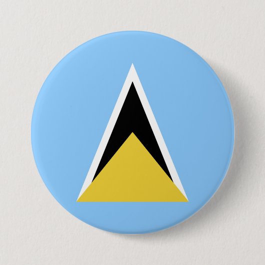 Saint Lucia Ronde Button 7,6 Cm (Voorkant)