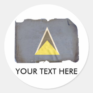 SAINT LUCIA RONDE STICKER
