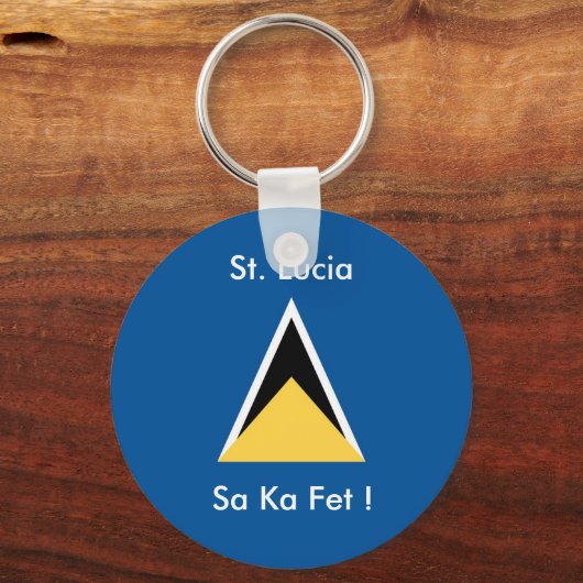 Saint Lucia, Sa Ka Fet Sleutelhanger (Voorkant)