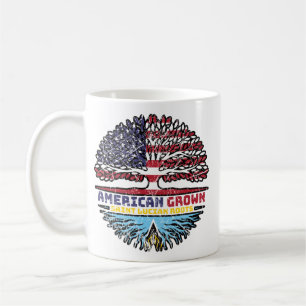 Saint Lucia Saint Lucian American USA Tree Roots Koffiemok