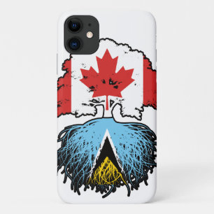Saint Lucia Saint Lucian Canadian Canada Tree Root Case-Mate iPhone Case