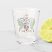 Saint Lucia Shot Glas (Achterkant)