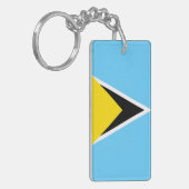Saint Lucia Sleutelhanger (Voorkant Links)