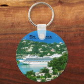 Saint Lucia Sleutelhanger (Voorkant)