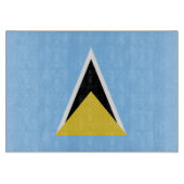 Saint Lucia Snijplank (Voorkant)