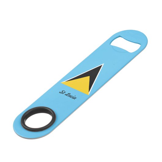 Saint Lucia Speed Flessenopener (Voorkant Gekanteld)