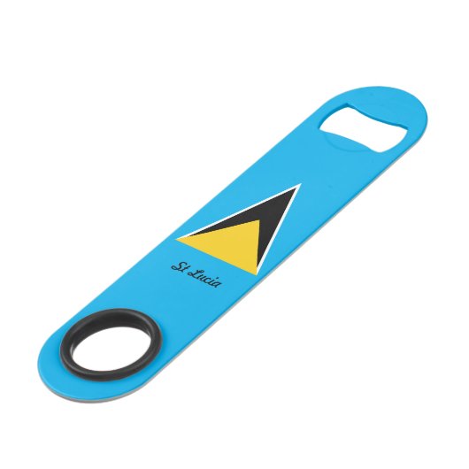 Saint Lucia Speed Flessenopener (Achterkant Gekanteld)