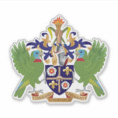 Saint Lucia Sticker (Voorkant)