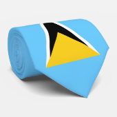 Saint Lucia Stropdas (Opgerold)