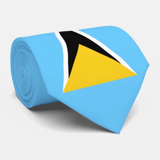 Saint Lucia Stropdas (Opgerold)