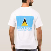 Saint Lucia T-shirt (Achterkant)