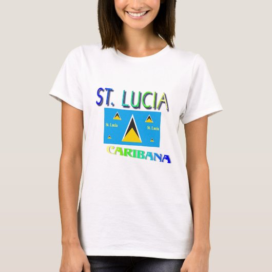Saint Lucia T-shirt (Voorkant)