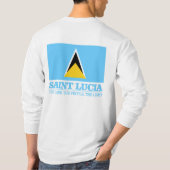Saint Lucia T-shirt (Achterkant)