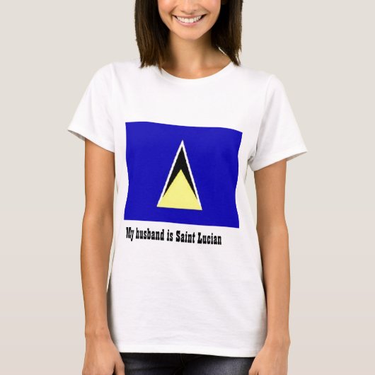 Saint lucia t-shirt (Voorkant)
