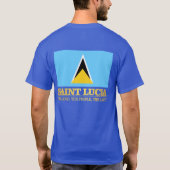 Saint Lucia T-shirt (Achterkant)