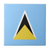 Saint Lucia Tegeltje (Voorkant)