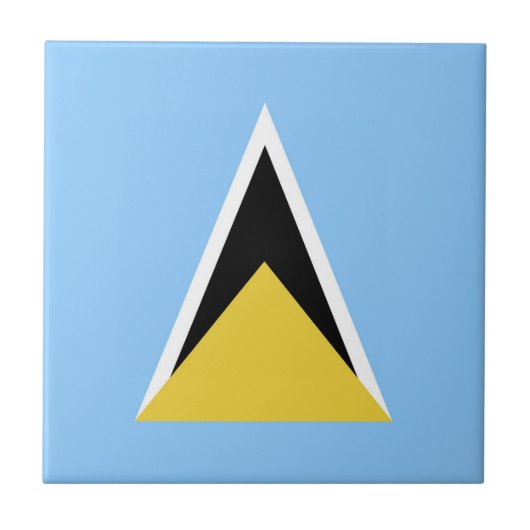 Saint Lucia Tegeltje (Voorkant)