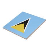 Saint Lucia Tegeltje (Zijkant)