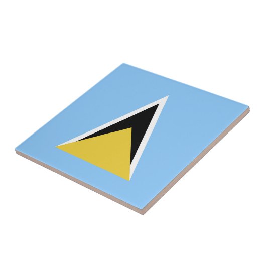 Saint Lucia Tegeltje (Zijkant)