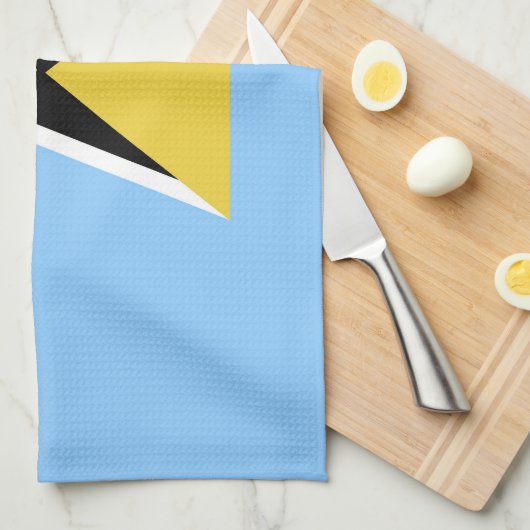 Saint Lucia Theedoek (Quarter Fold)