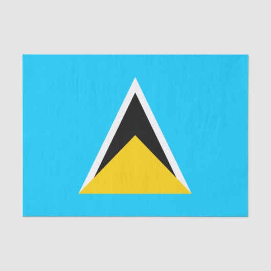 Saint Lucia Tissuepapier (Voorkant)